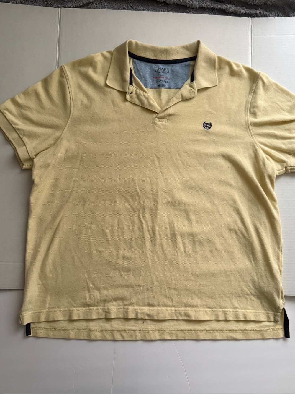 Chaps Men's Yellow Polo Shirt